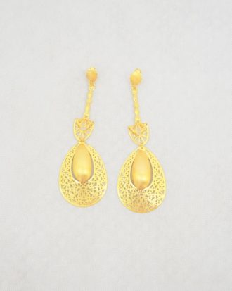 Unique Gold Drop Earring