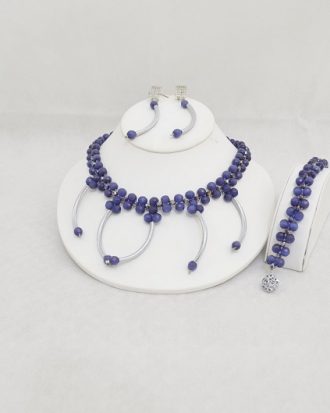 Long Lasting Purple and Silver Set