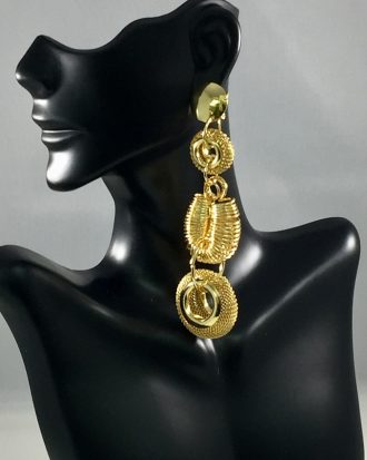 The Right Path Gold Earring.