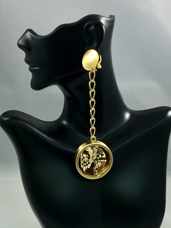 The Right Path Gold Earring.