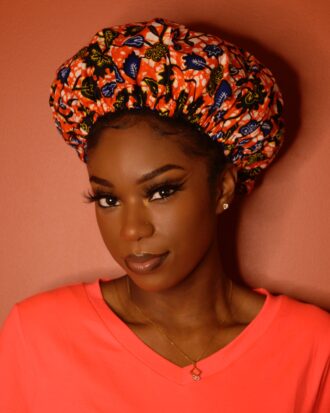 ANKARA SILK BONNET.
