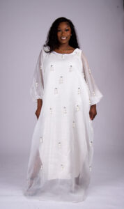 Pearl Grace Ensemble white color